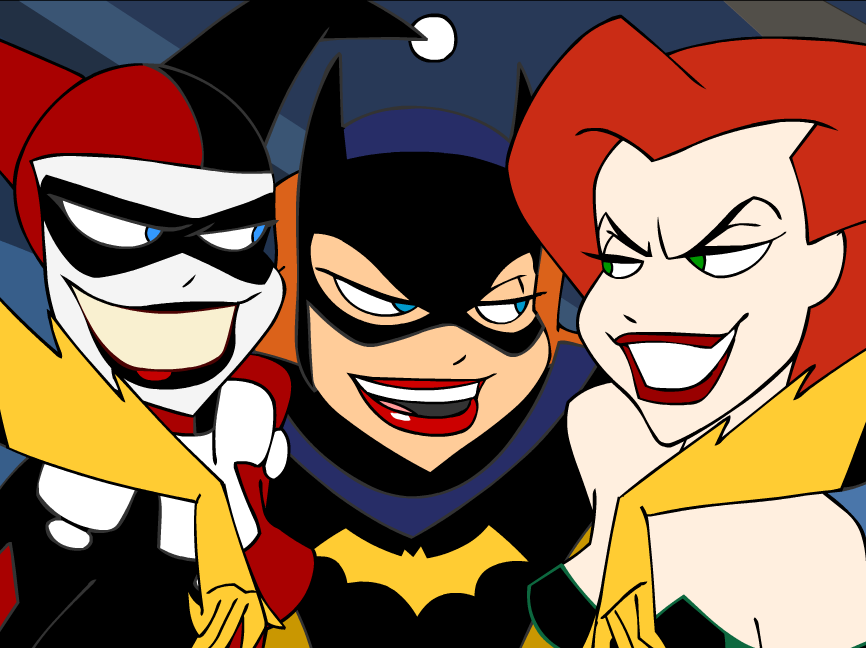 steventsstuff:  Batgirl proposes a threesome.  evil~ &gt;|D&rsquo;&ldquo;&rsquo;