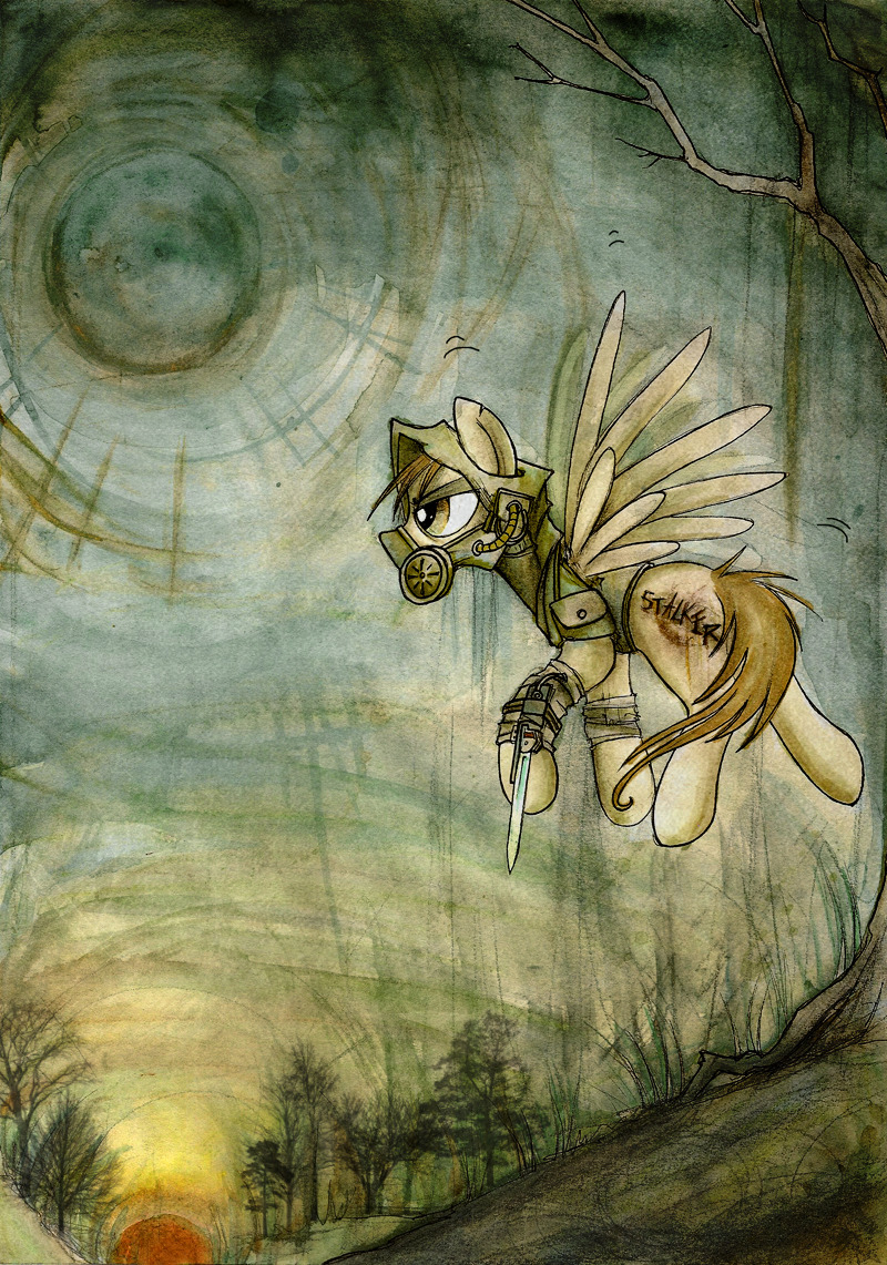 Strelok is the best pony. And Prypiat is the best Ponyville :3Commission for http://sirius-starr.deviantart.com/