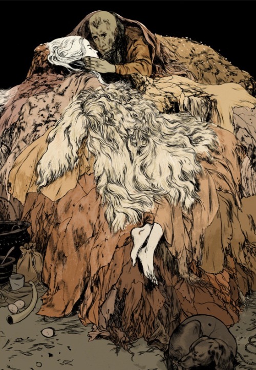 bookspaperscissors:  Irish Myths & Legends, Jillian Tamaki 