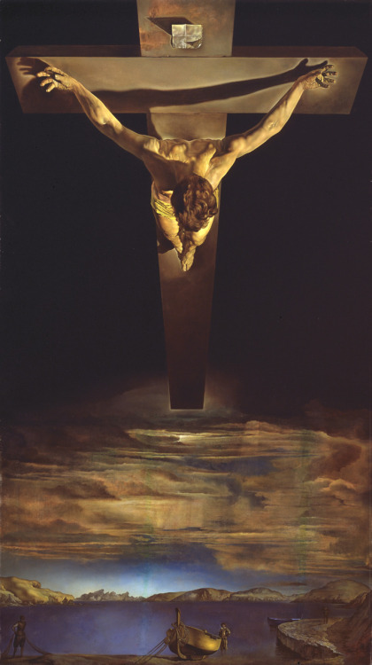 Christ of Saint John of the Cross, by Salvador Dalí, Kelvingrove Art Gallery and Museum, Glasgow.