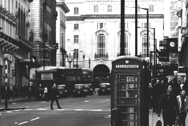 mrpase:  The uncolored phone booth This is one of my favourite pictures from our