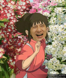  Jackie Chan as Chihiro in Spirited Away