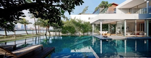 Porn Pics homedesigning:   Glass Walled House at Sentosa