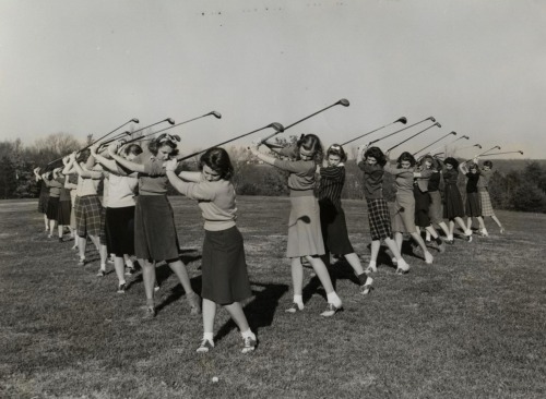 College golf lesson