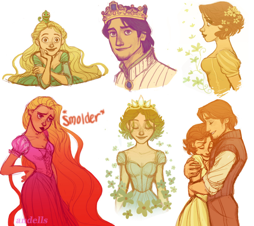 I'm Bex, not Bea, artoftangled: Tumblr Sketches by ~andells The one...