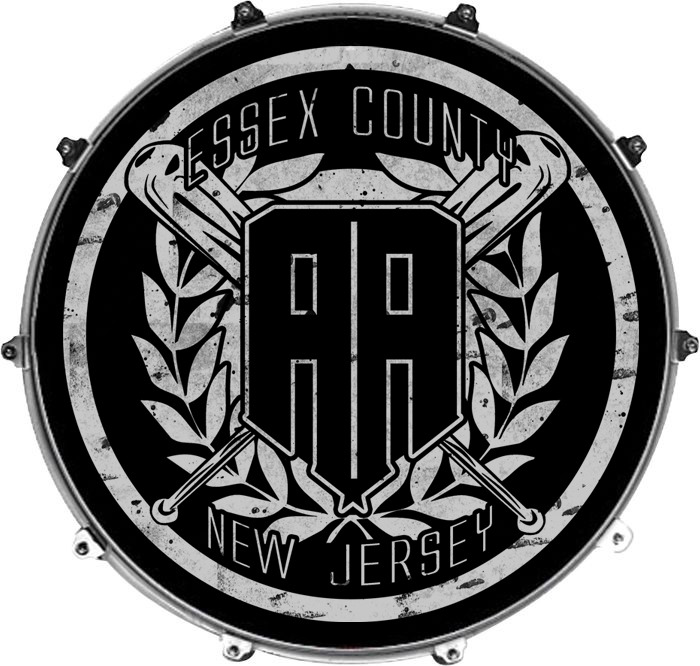 my boyssszzz ofthedeaddesigns:  drum head logo i made for new jersey’s Archie Alone
