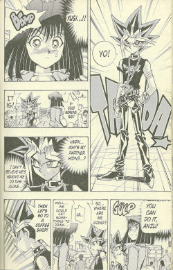 23devil:  ygocanonshuffle:  I just love the way he talks on this page. YO! Good morning Yugi! IT IS! We could get something to drink… THEN LET’S GO TO A COFFEE SHOP! There’s a Starbuck’s on the next block. THEY HAVE GOOD MOCHAS!  “Sir, how will