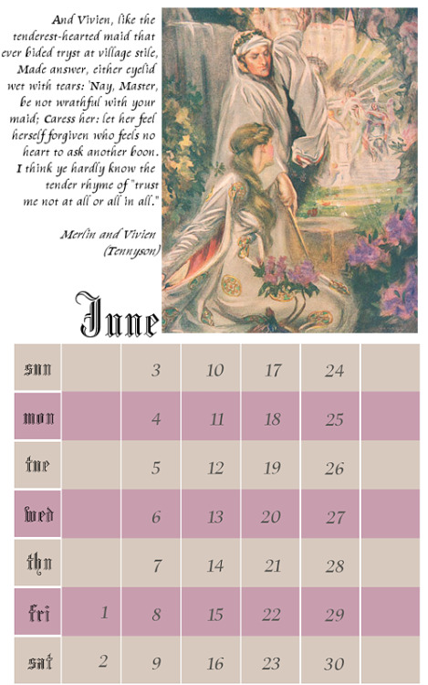 DOWNLOAD ARTHURIAN CALENDAR 2012 (VERSION 1)