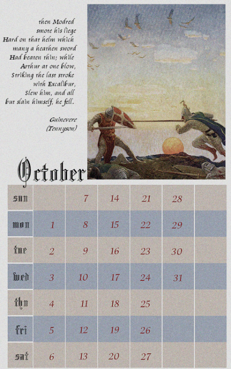 DOWNLOAD ARTHURIAN CALENDAR 2012 (VERSION 2)It was so hard creating this X°D but I hope it&rsquo;s o