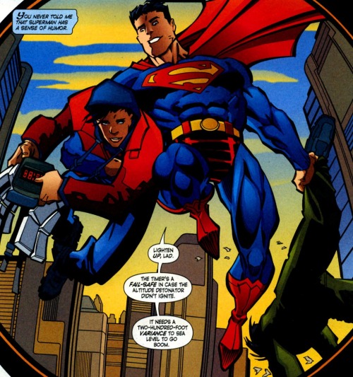 gothamcrazed:keylimepie:Batman fires Dick, so the first thing he does is visit Superman for advice. 