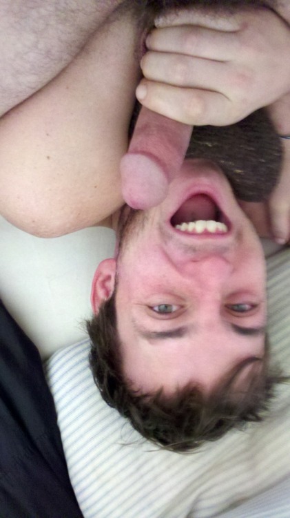 suckmynutz:  so hott.. after meeting then fucking all night you’ve got your dick in his mouth again… 