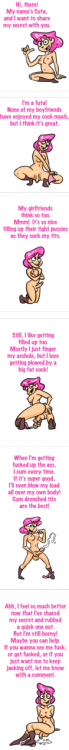 This artist, smut, is doing an interactive futa comic. Go here and leave a comment to vote. I said s