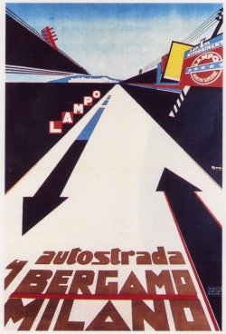 ilvillaggio:  AutostradaItaly was the first country in the world to build freeways, the first one being the Autostrada dei Laghi (Autostrada of the Lakes), from Milan to Varese, built in 1921 and finished in 1924. This system of early motorways was