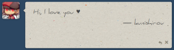 My first fanmail ;u; ilu2 <3