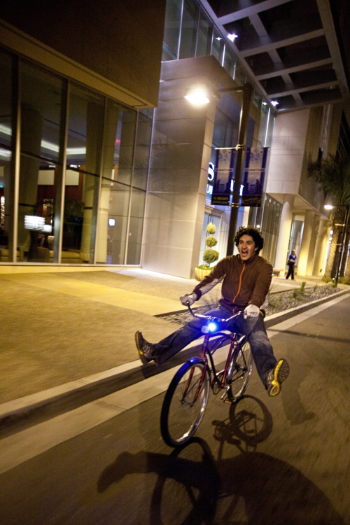 timothyboyd: Night Ride.  A fearsome gang of bikers, galavanting around Phoenix. 