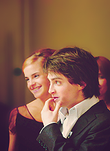  FAVORITE FRIENDSHIPS → Emma Watson and Daniel Radcliffe  “The girl could look