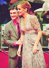  FAVORITE FRIENDSHIPS → Emma Watson and Daniel Radcliffe  “The girl could look