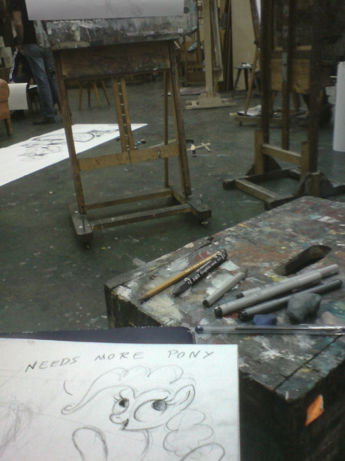 This is how I spend my weekends Bringin’ ponies into art academy :D