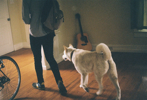 I'm not kissing you goodbye