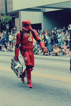 drderriere:  dcthedago:  Bad-Ass Storm Trooper  Rockin’ dem bells in a galaxy far, far away