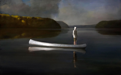 paperimages:  Randall Exon, Canoe 