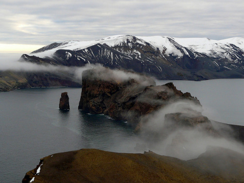 by b00nj on Flickr.Deception Island, Antarctica.