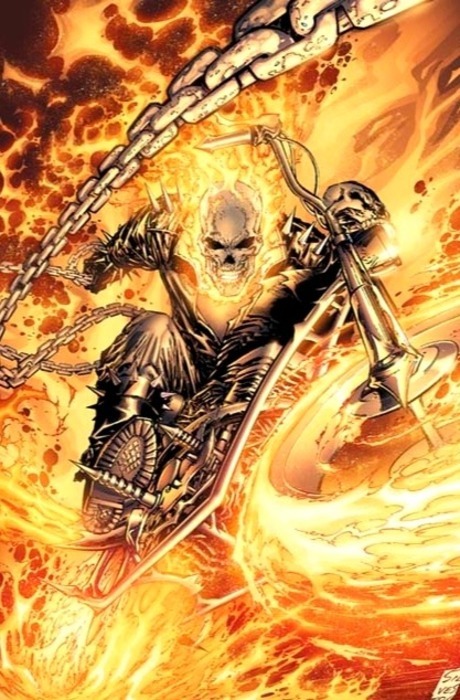 Ghost rider motorcycle