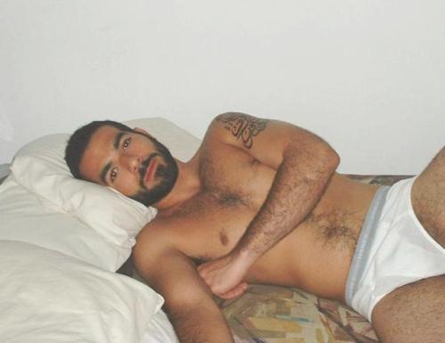 Hairy middle eastern arab men