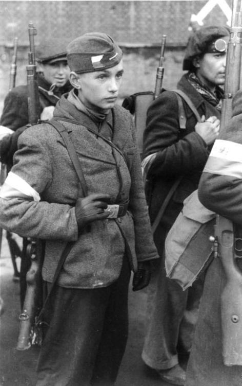 End of the Warsaw Uprising, the surrender of Polish partisans, 1944.
