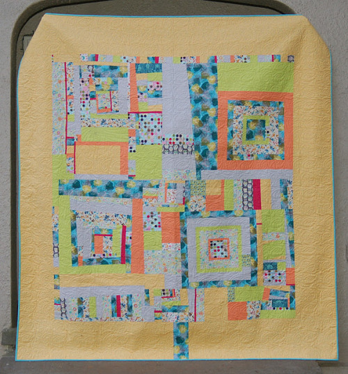 Wedding Quilt by Pétra, an original design featured on her blog.