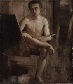 Necspenecmetu:  Charles Lewis Fussell, A Young Art Student (Portrait Of Thomas Eakins),