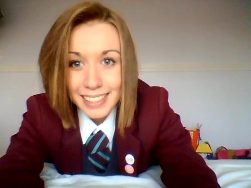 s0cietykilledyourindividuality:  School time! :( Look at my sexy uniform. Luff life @ Ecclesbourne. 