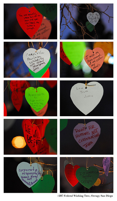 #J07 Occupy San Diego | Federal Wishing Tree on Flickr.
Via Flickr:
The Federal Wishing Tree is a thing of the past after San Diego Police Department removed them from the Civic Center. On January 7, Occupy San Diego marched to commemorate its three...