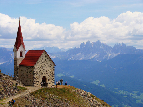 by Cristina 63 on Flickr.Santa Croce di Lazfòns 2311m - Dolomites, Italy.