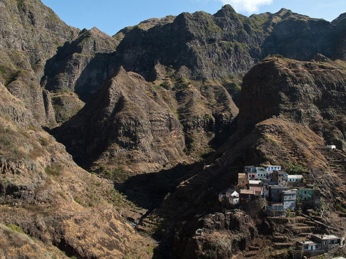by Julien Lagarde on Flickr. Typical village in Santo Antao Island, Cape Verde.