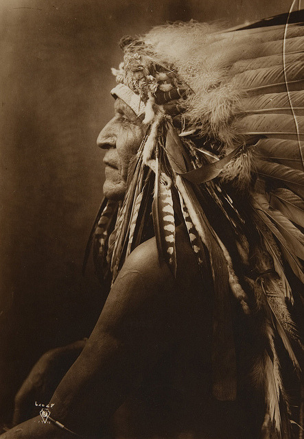 whitedogblog:Chief Two Leggins, Crow Indian, by Richard Throssel, circa 1910