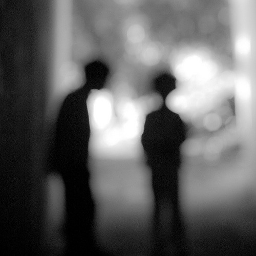 black-and-white:  Not Exactly the Way He Remembered It (by Thomas Hawk) 