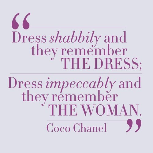 Coco chanel quote