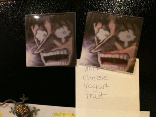 w1tch:  i found an old craft set so i made kaiji magnets  oh my fucking god