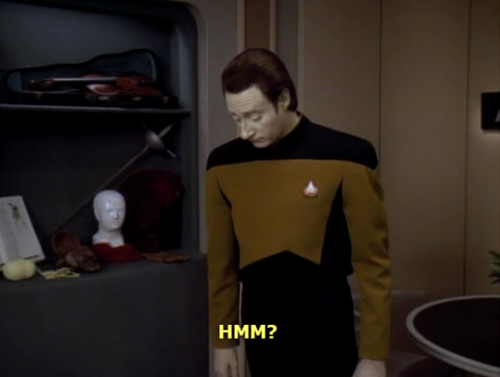 In which watching TNG with the subtitles on is the only way to watch TNG.