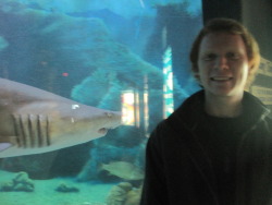 Graham met the shark I adopted for him on