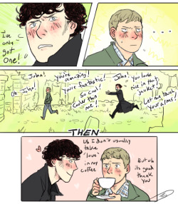 making this heterosexual show even more heterosexual annathemarmotqueen: i would  love to see some apologizing sherlock from the scene in the houd of the  baskerville´s that he follows john yelling how great he is XD hailtomywickeddream: pls pls  could