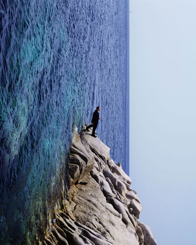 ianbrooks:  Pictures from a Parallel Universe by Philippe Ramette No Photoshop elves