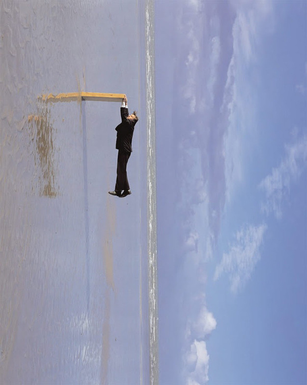 ianbrooks:  Pictures from a Parallel Universe by Philippe Ramette No Photoshop elves