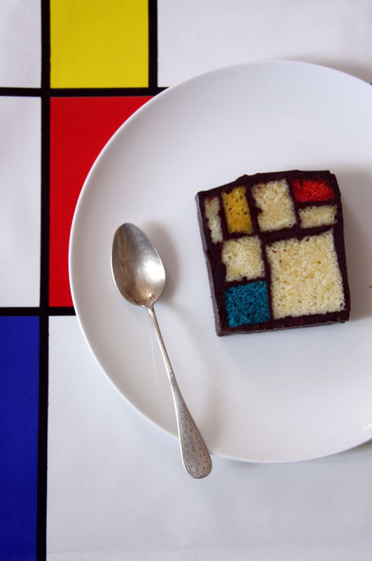  “The Mondrian Cake” by Caitlin Freeman. 