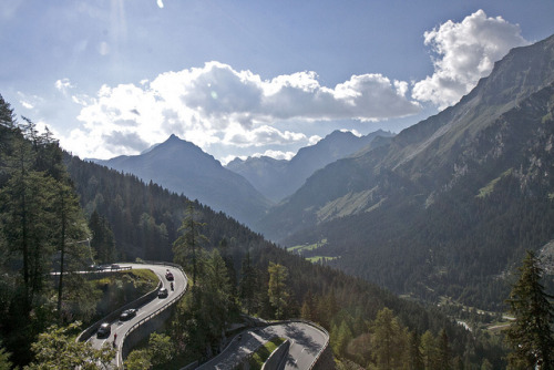 by nrsa1 on Flickr.Maloja Pass (el. 1815 m.) is a high mountain pass in the Swiss Alps in the canton