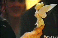 mj-rocks:  mymjjtribute: The day he bought the famous statue of Tinkerbell, Lladro