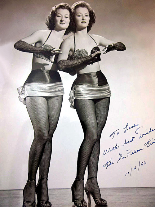 The De Peron Twins Vintage 50’s-era porn pictures