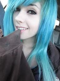 mmm blue hair