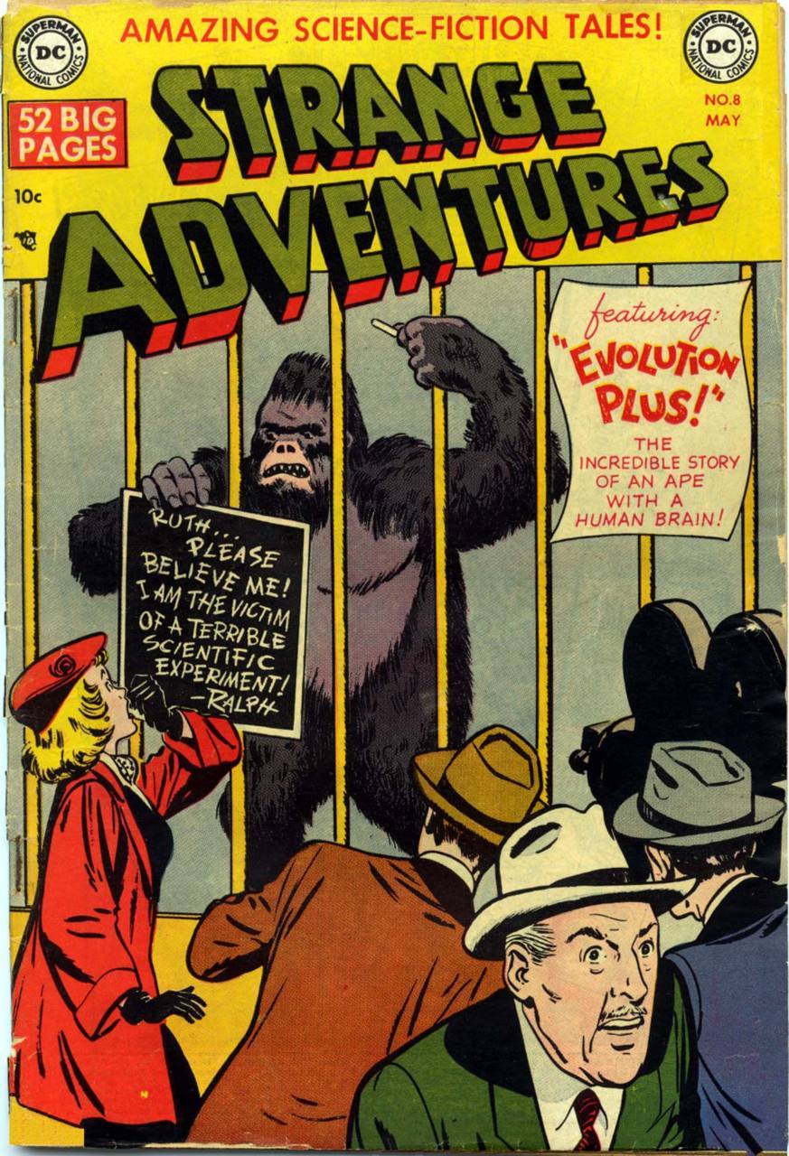 comicbookcovers:  Strange Adventures #8, May 1951, cover by Win Mortimer  I love